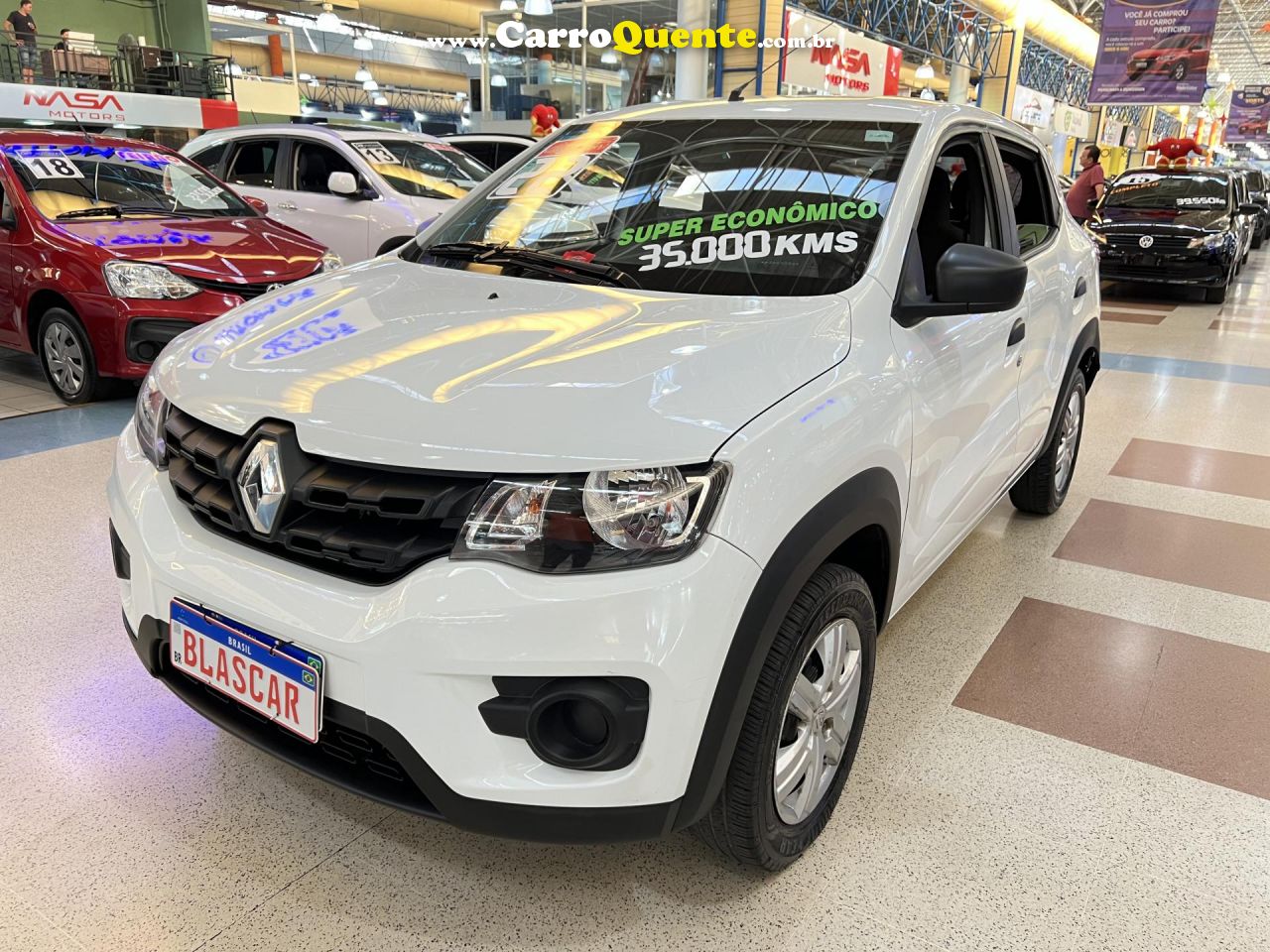 RENAULT   KWID ZEN 1.0 FLEX 12V 5P MEC.   BRANCO 2022 1.0 FLEX - Loja