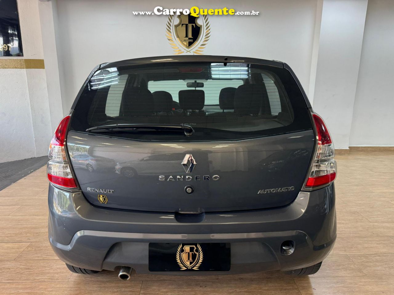 RENAULT   SANDERO PRIVILÈGE HI-FLEX 1.6 16V 5P AUT   CINZA 2014 1.6 FLEX - Loja