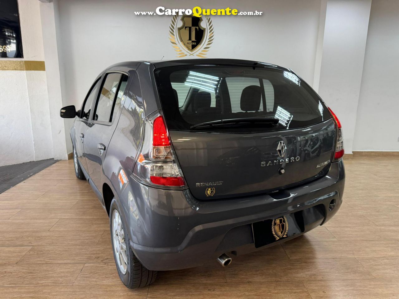 RENAULT   SANDERO PRIVILÈGE HI-FLEX 1.6 16V 5P AUT   CINZA 2014 1.6 FLEX - Loja