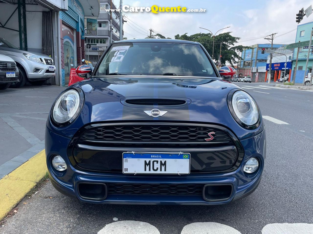 MINI   COOPER S 2.0 TURBO 16V 3P AUT.   AZUL 2016 2.0 FLEX - Loja