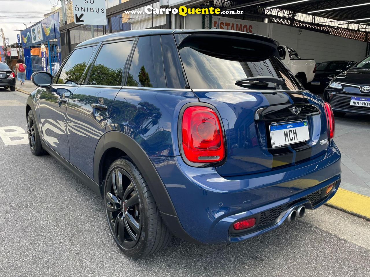 MINI   COOPER S 2.0 TURBO 16V 3P AUT.   AZUL 2016 2.0 FLEX - Loja