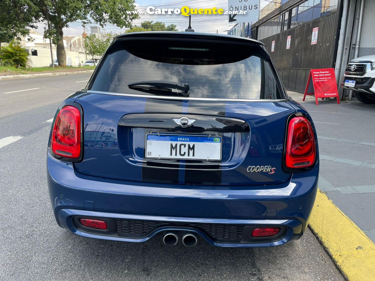 MINI   COOPER S 2.0 TURBO 16V 3P AUT.   AZUL 2016 2.0 FLEX - Loja