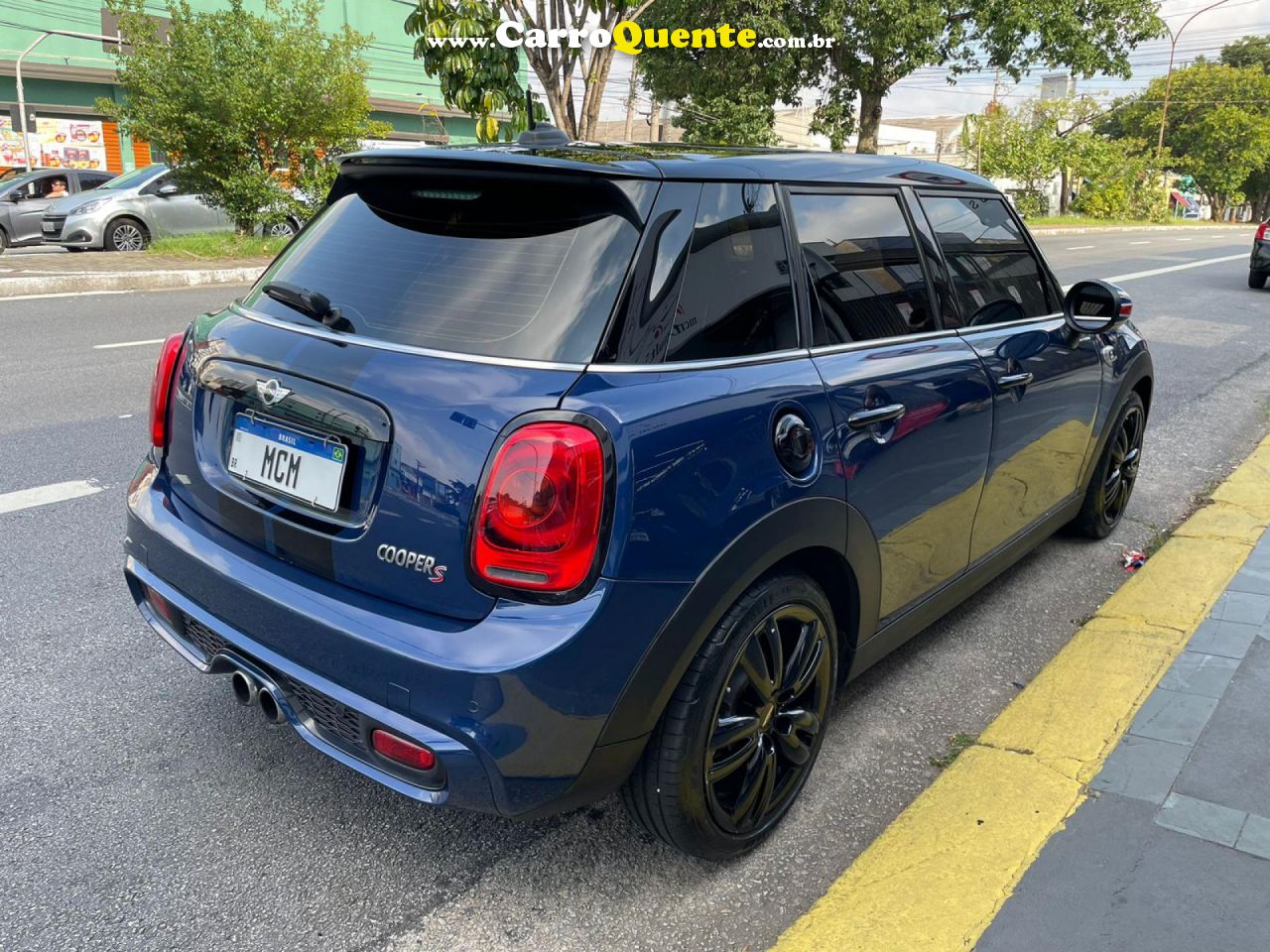 MINI   COOPER S 2.0 TURBO 16V 3P AUT.   AZUL 2016 2.0 FLEX - Loja