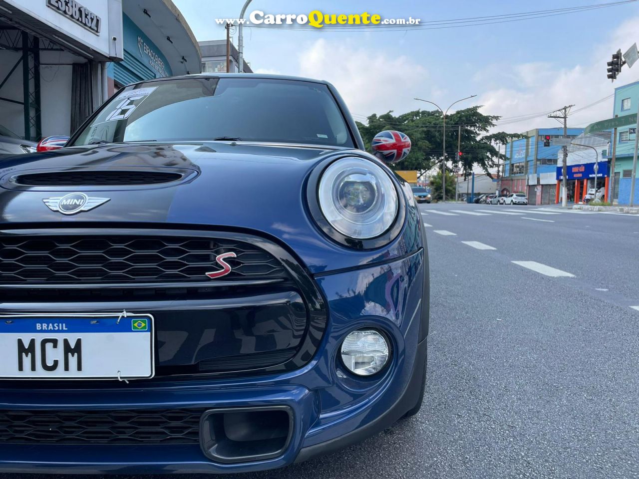 MINI   COOPER S 2.0 TURBO 16V 3P AUT.   AZUL 2016 2.0 FLEX - Loja