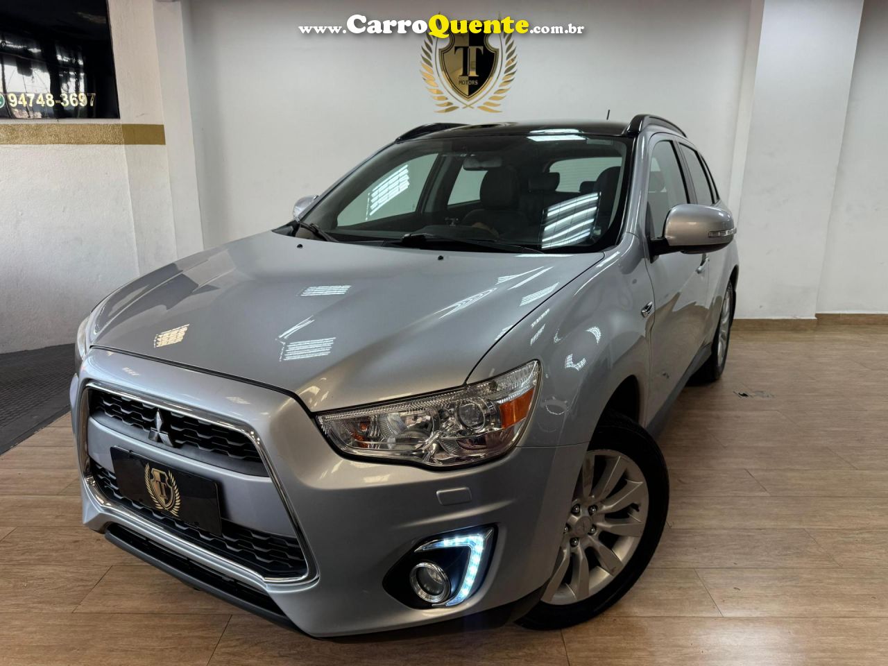 MITSUBISHI   ASX 2.0 16V 4X4 160CV AUT.   PRATA 2015 2.0 GASOLINA - Loja