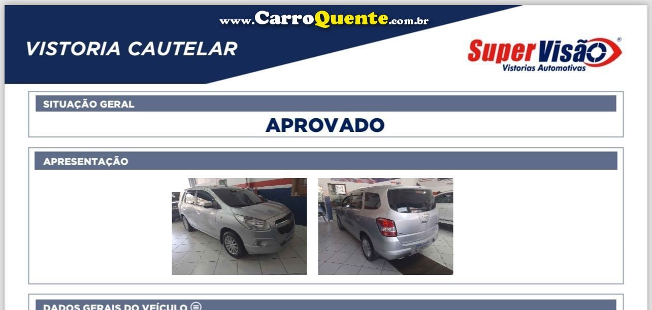 CHEVROLET SPIN 1.8 LT 8V - Loja