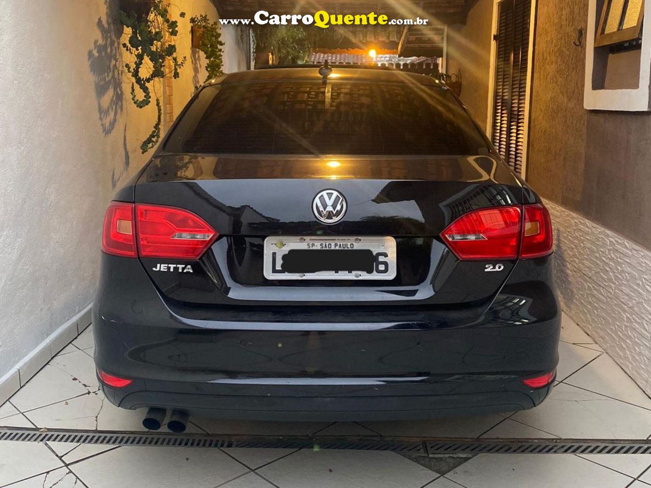 VOLKSWAGEN   JETTA COMFORTLINE 2.0 T.FLEX 8V 4P TIPT.   PRETO 2012 2.0 FLEX - Loja