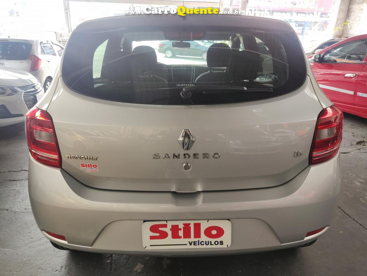 RENAULT   SANDERO EXPRESSION FLEX 1.6 16V 5P   PRATA 2017 1.6 FLEX - Loja