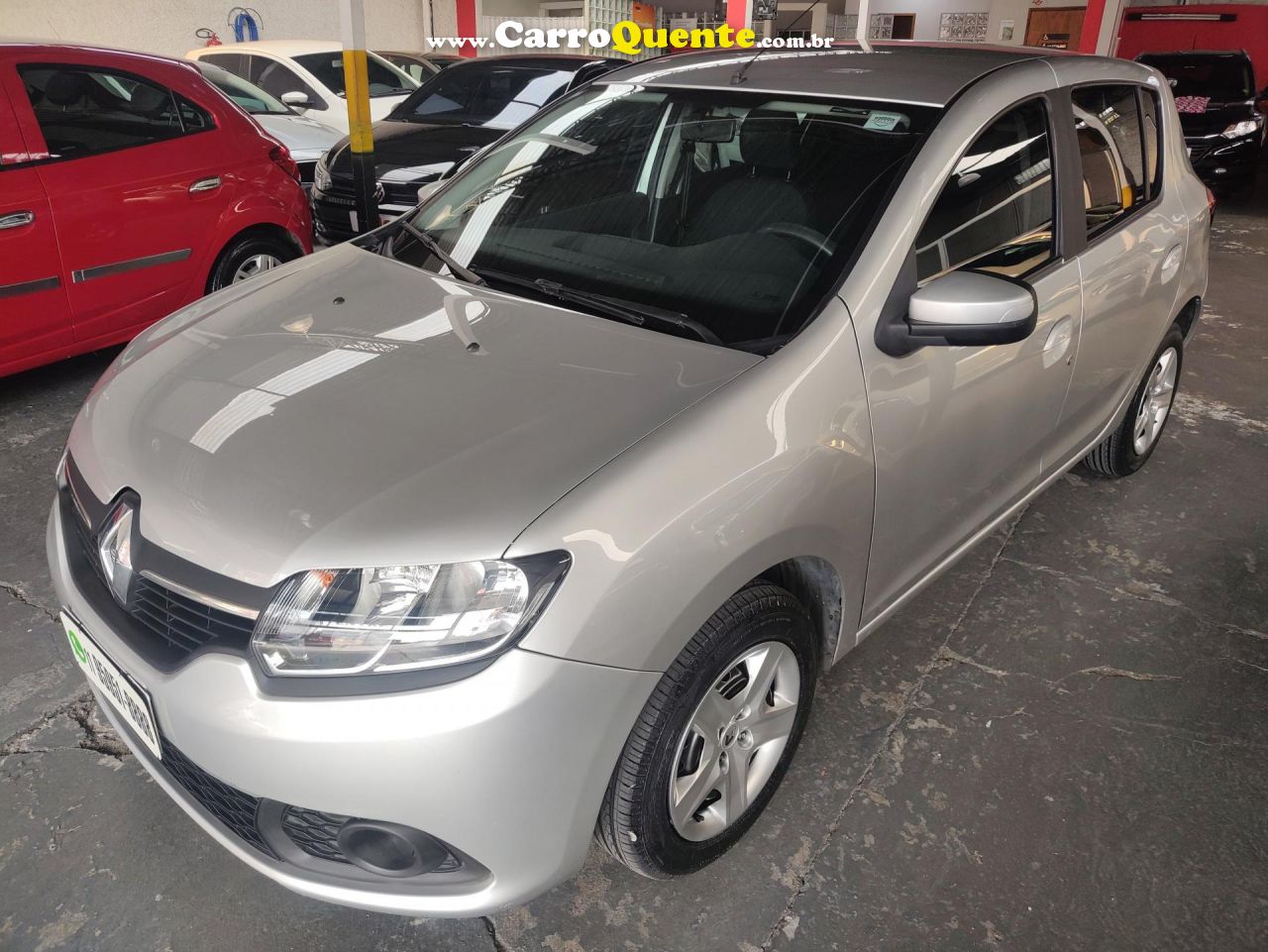 RENAULT   SANDERO EXPRESSION FLEX 1.6 16V 5P   PRATA 2017 1.6 FLEX - Loja