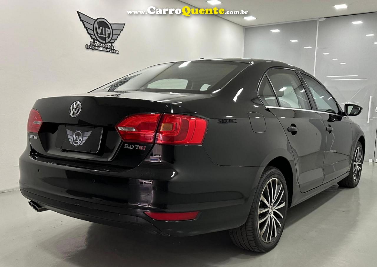 VOLKSWAGEN   JETTA HIGHLINE 2.0 TSI 16V 4P TIPTRONIC   PRETO 2013 2.0 GASOLINA - Loja