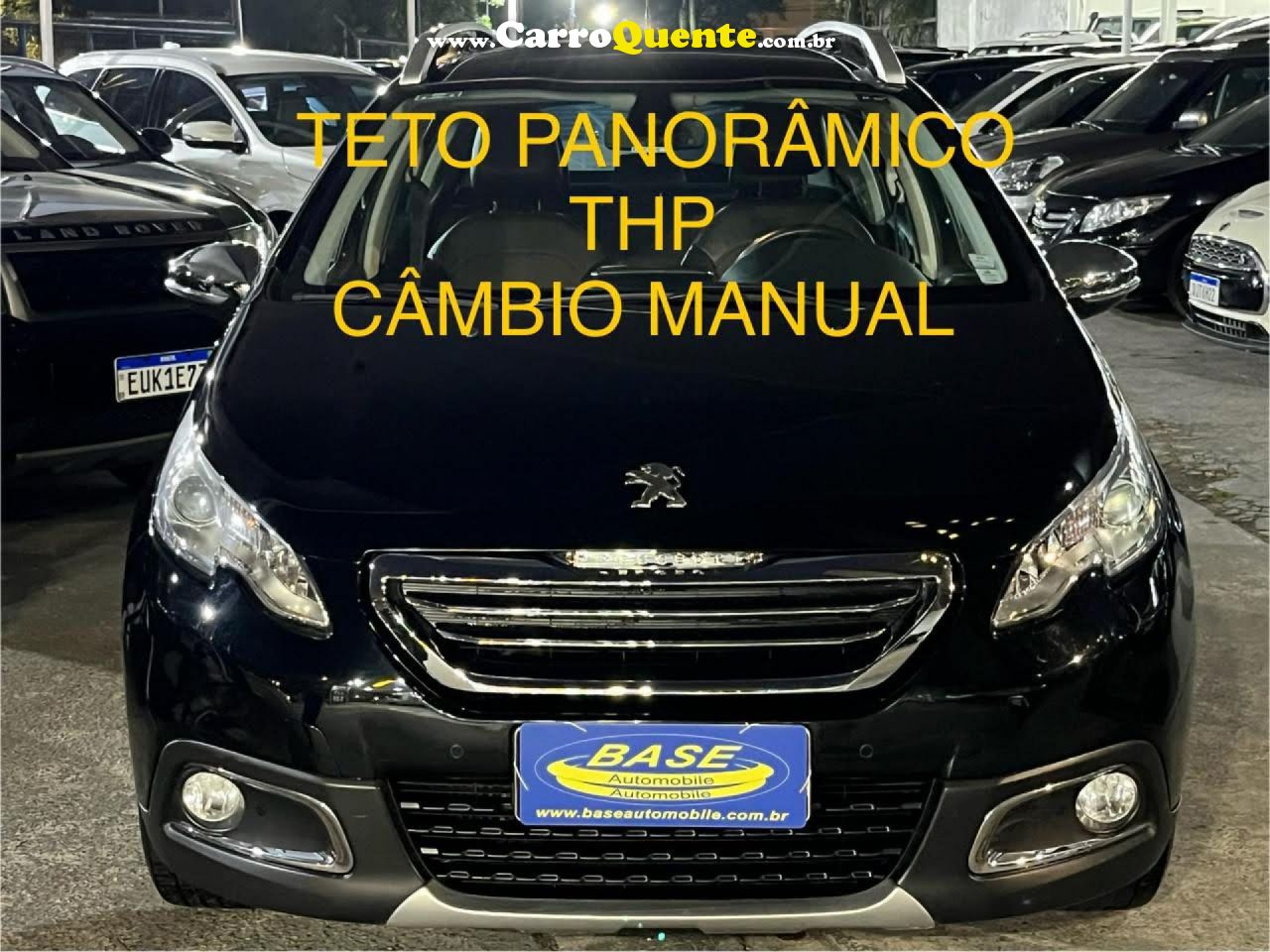 PEUGEOT   2008 GRIFFE 1.6 TURBO FLEX 16V 5P MEC.   PRETO 2017 1.6 FLEX - Loja