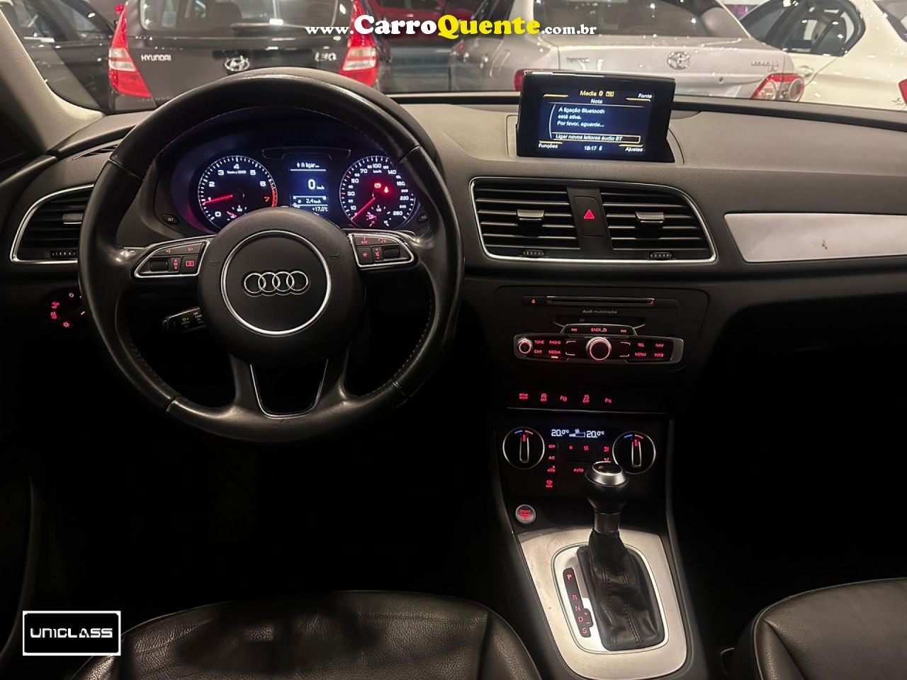 AUDI   Q3 P. PLUS 1.4 TFSI FLEXP.PLUS S-TRONIC   CINZA 2019 1.4 GASOLINA - Loja