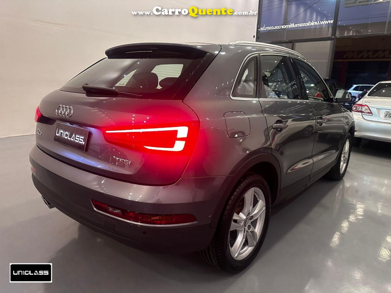 AUDI   Q3 P. PLUS 1.4 TFSI FLEXP.PLUS S-TRONIC   CINZA 2019 1.4 GASOLINA - Loja