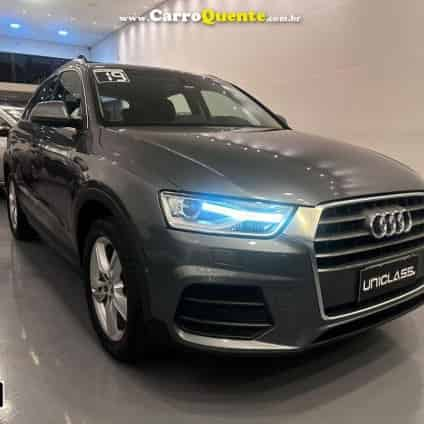 AUDI   Q3 P. PLUS 1.4 TFSI FLEXP.PLUS S-TRONIC   CINZA 2019 1.4 GASOLINA