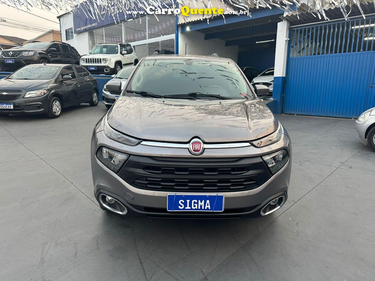 FIAT   TORO FREEDOM ROAD 1.8 16V FLEX AUT.   CINZA 2018 1.8 FLEX - Loja