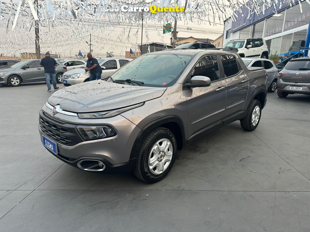 FIAT   TORO FREEDOM ROAD 1.8 16V FLEX AUT.   CINZA 2018 1.8 FLEX - Loja