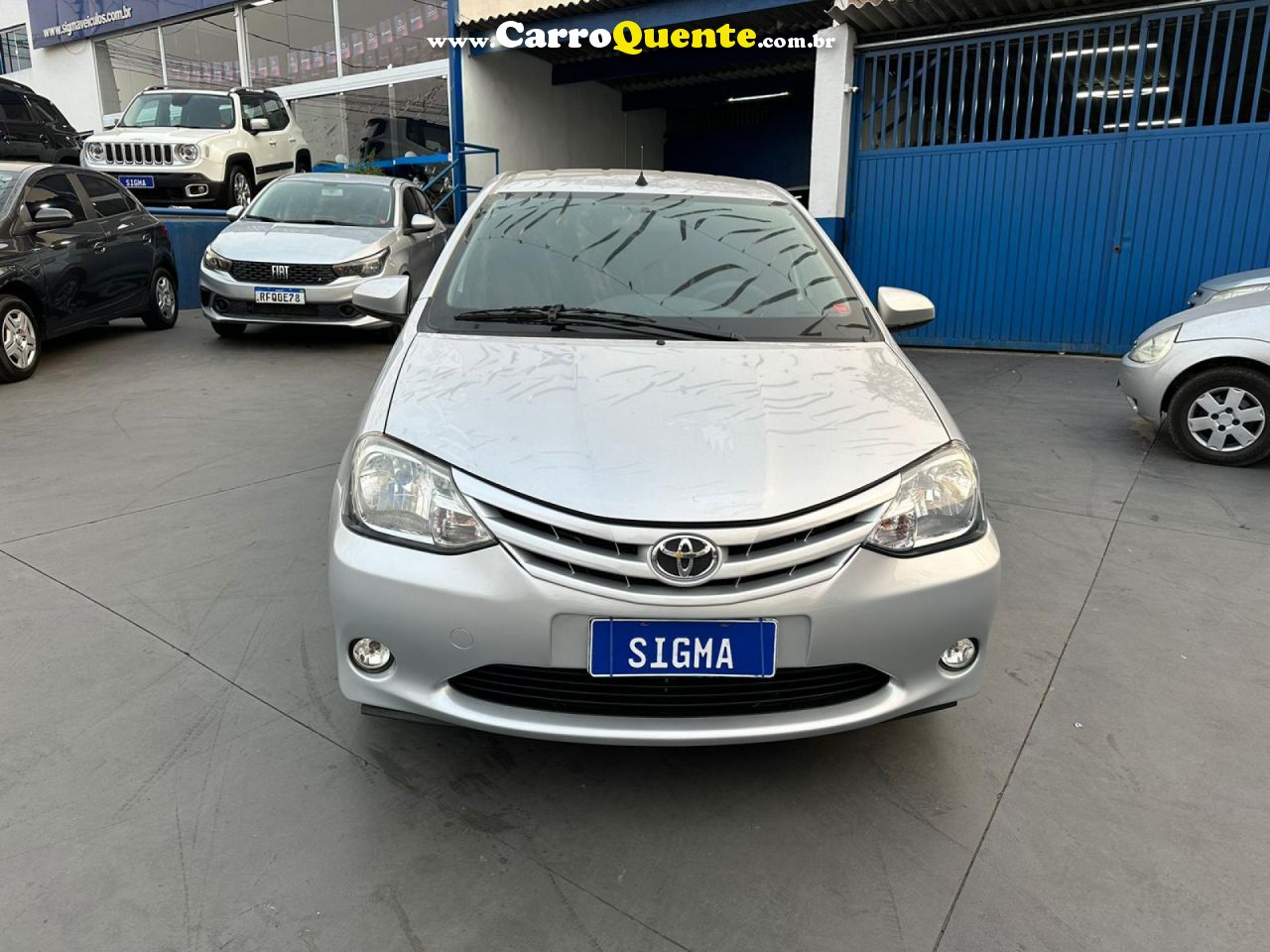 TOYOTA   ETIOS X 1.3 FLEX 16V 5P MEC.   PRATA 2015 1.3 FLEX - Loja