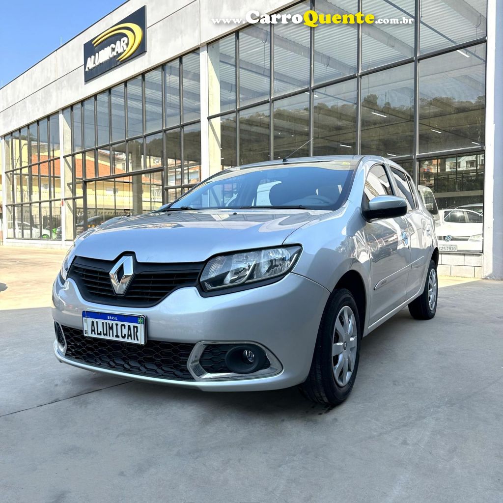 RENAULT   SANDERO EXPRESSION FLEX 1.6 16V 5P   PRATA 2017 1.6 FLEX - Loja