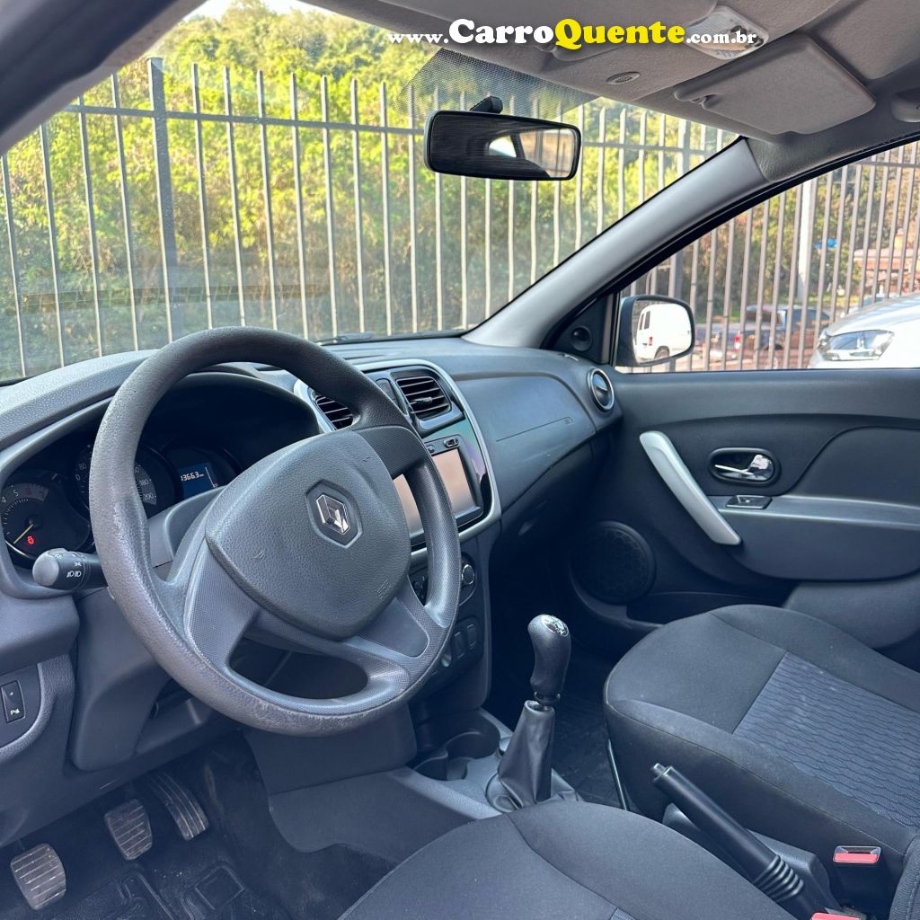 RENAULT   SANDERO EXPRESSION FLEX 1.6 16V 5P   PRATA 2017 1.6 FLEX - Loja