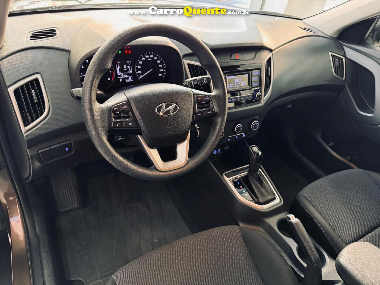 HYUNDAI   CRETA PULSE 1.6 16V FLEX AUT.   MARROM 2018 1.6 FLEX - Loja