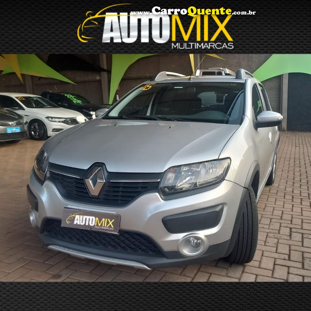 RENAULT   SANDERO STEP. EASY R H-POWER 1.6 8V   PRATA 2016 1.6 GASOLINA - Loja