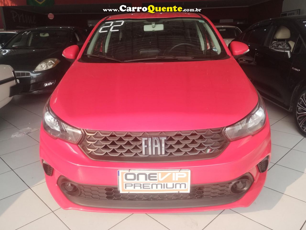 FIAT   ARGO DRIVE 1.0 6V FLEX   VERMELHO 2022 1.0 FLEX - Loja