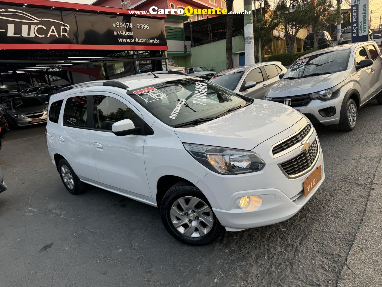 CHEVROLET   SPIN LTZ 1.8 8V ECONO.FLEX 5P MEC.   BRANCO 2016 1.8 FLEX - Loja