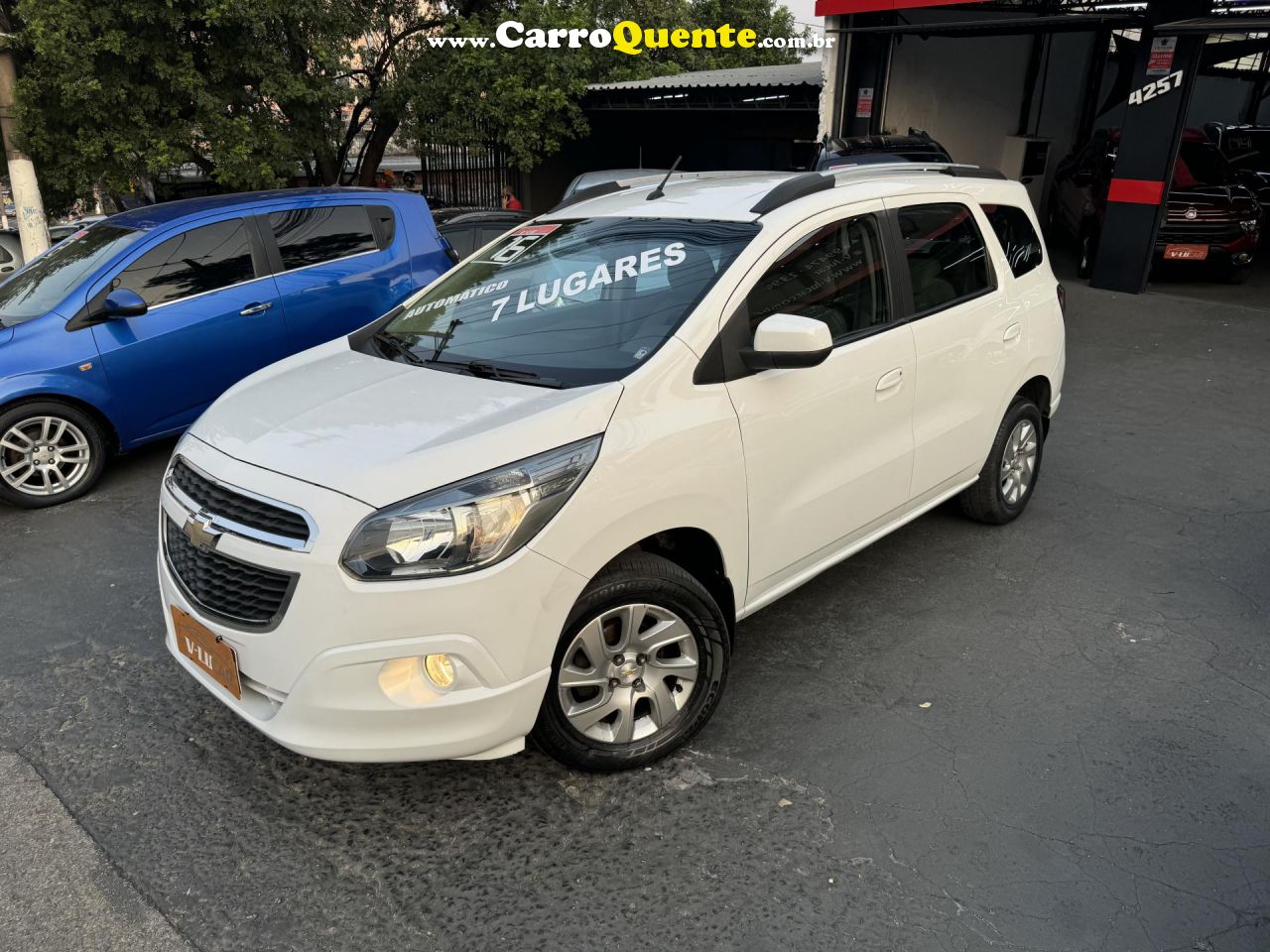 CHEVROLET   SPIN LTZ 1.8 8V ECONO.FLEX 5P MEC.   BRANCO 2016 1.8 FLEX - Loja