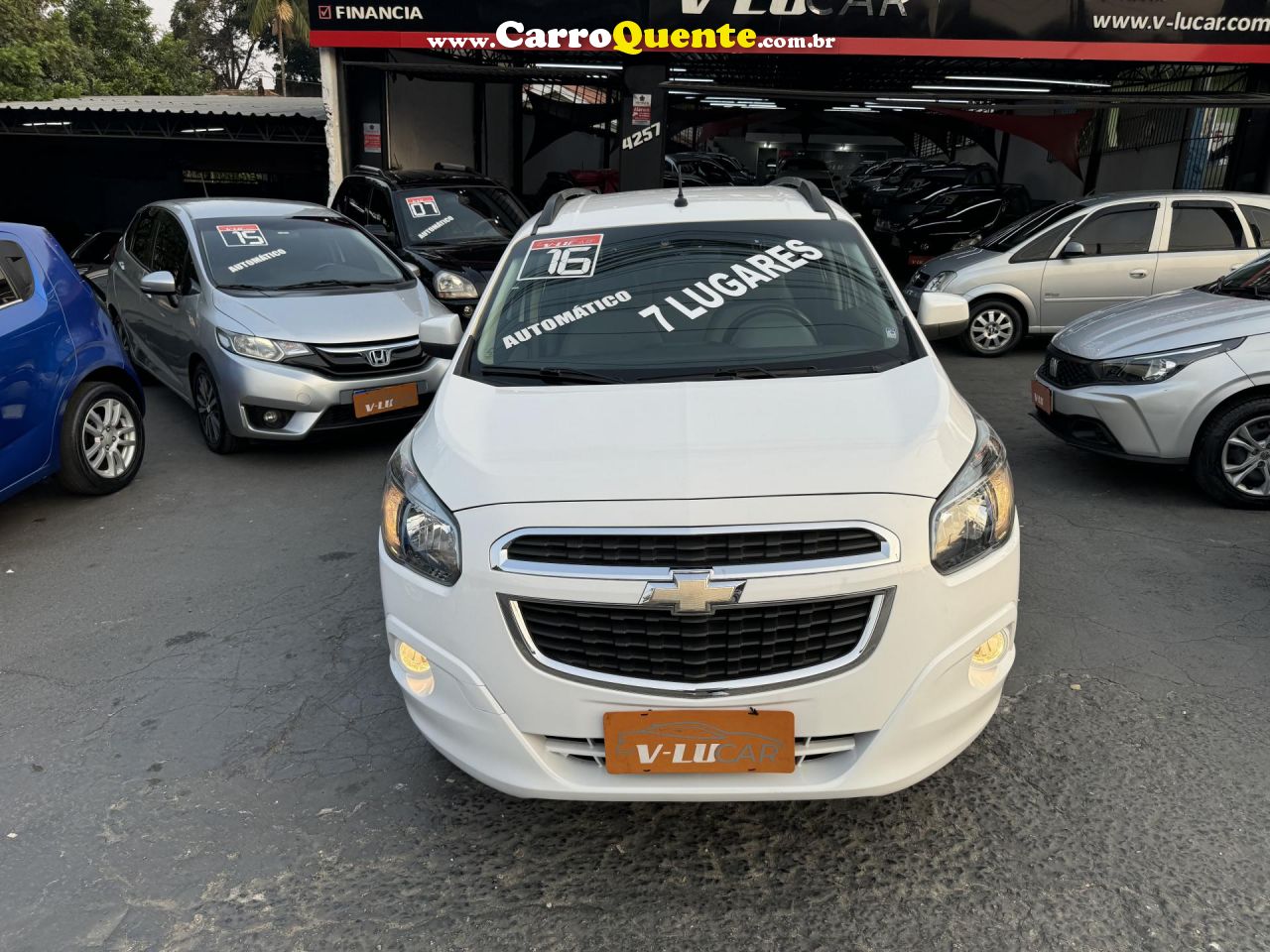 CHEVROLET   SPIN LTZ 1.8 8V ECONO.FLEX 5P MEC.   BRANCO 2016 1.8 FLEX - Loja