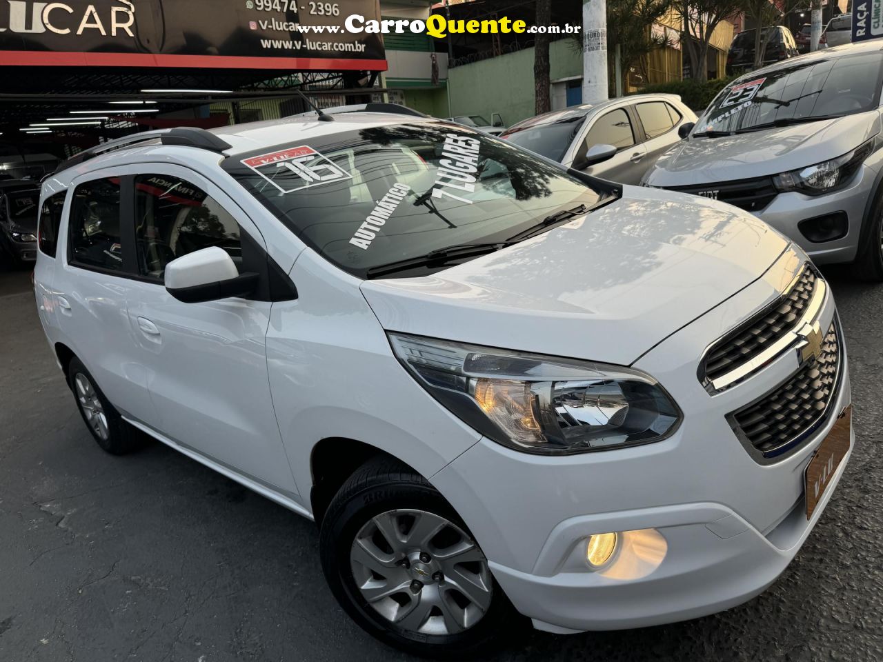 CHEVROLET   SPIN LTZ 1.8 8V ECONO.FLEX 5P MEC.   BRANCO 2016 1.8 FLEX - Loja