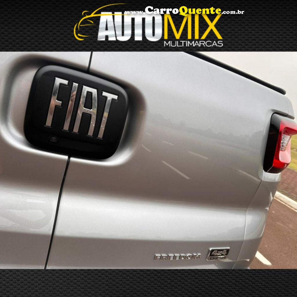 FIAT   TORO FREEDOM 2.0 16V 4X4 TB DIESEL AUT.   PRATA 2023 2.0 DIESEL - Loja