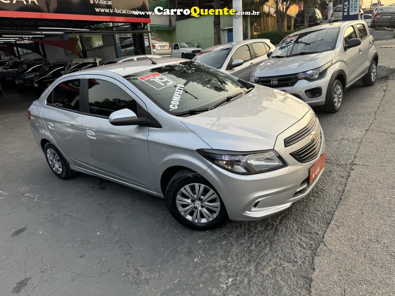 CHEVROLET   PRISMA SED. JOY LS 1.0 8V FLEXPOWER 4P   PRATA 2019 1.0 FLEX - Loja