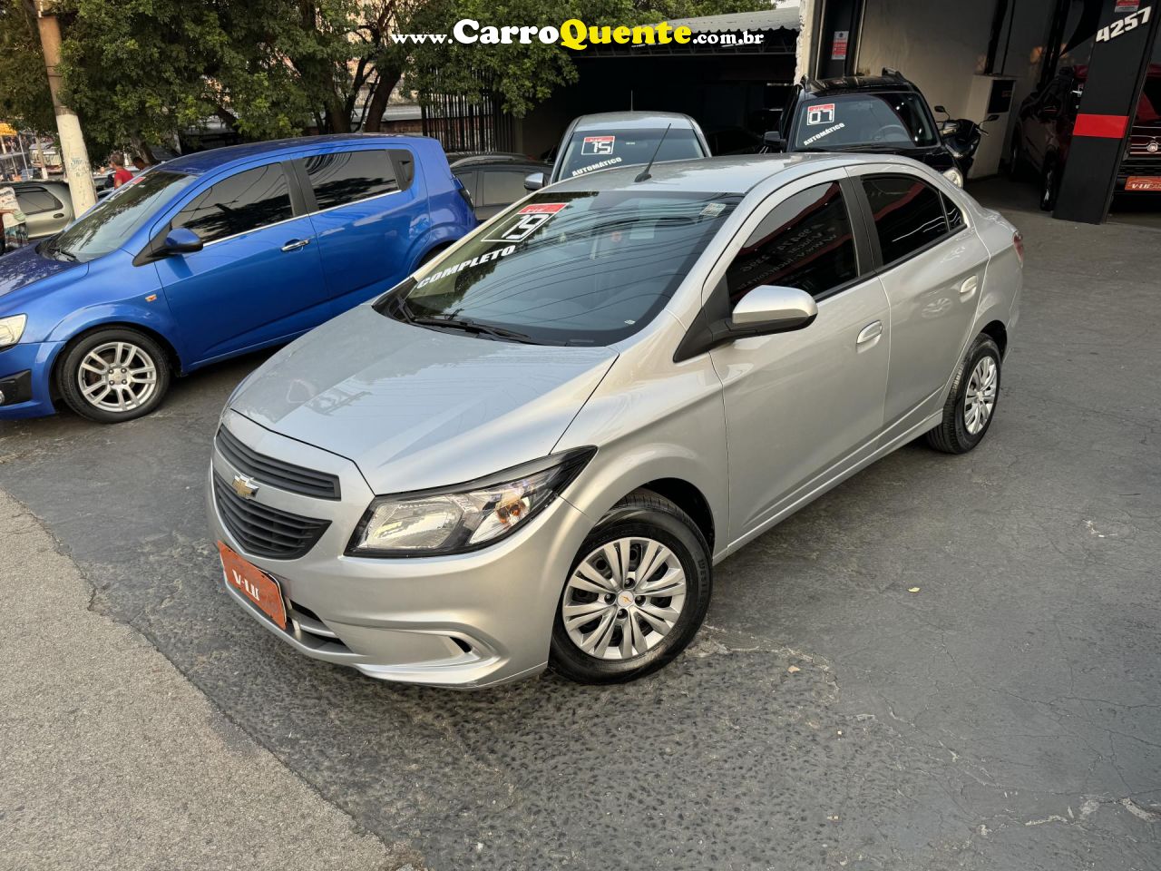 CHEVROLET   PRISMA SED. JOY LS 1.0 8V FLEXPOWER 4P   PRATA 2019 1.0 FLEX - Loja