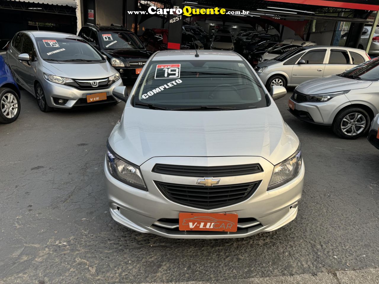 CHEVROLET   PRISMA SED. JOY LS 1.0 8V FLEXPOWER 4P   PRATA 2019 1.0 FLEX - Loja