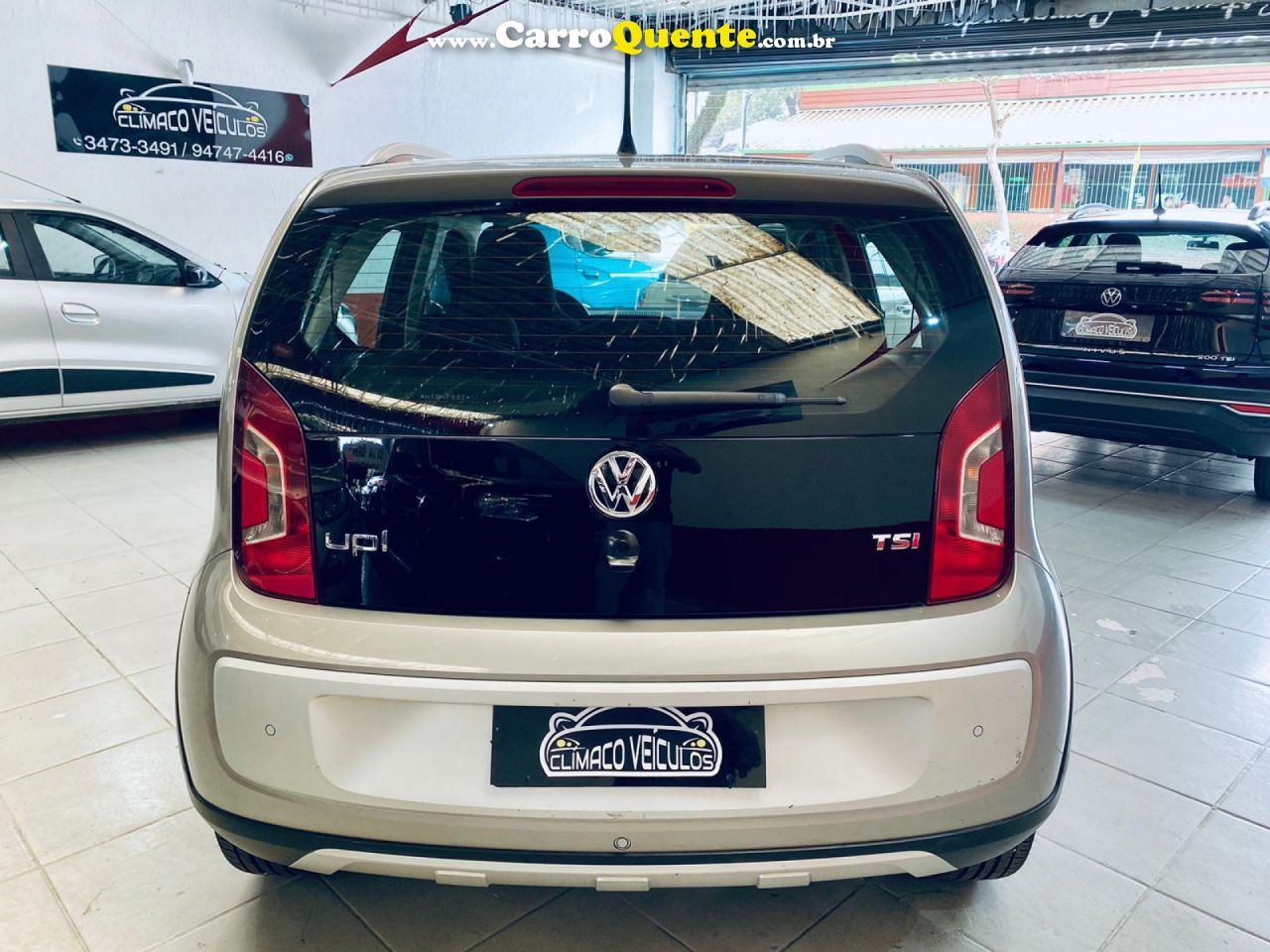 VOLKSWAGEN   UP! CROSS 1.0 TSI TOTAL FLEX 12V 5P   PRATA 2017 1.0 FLEX - Loja