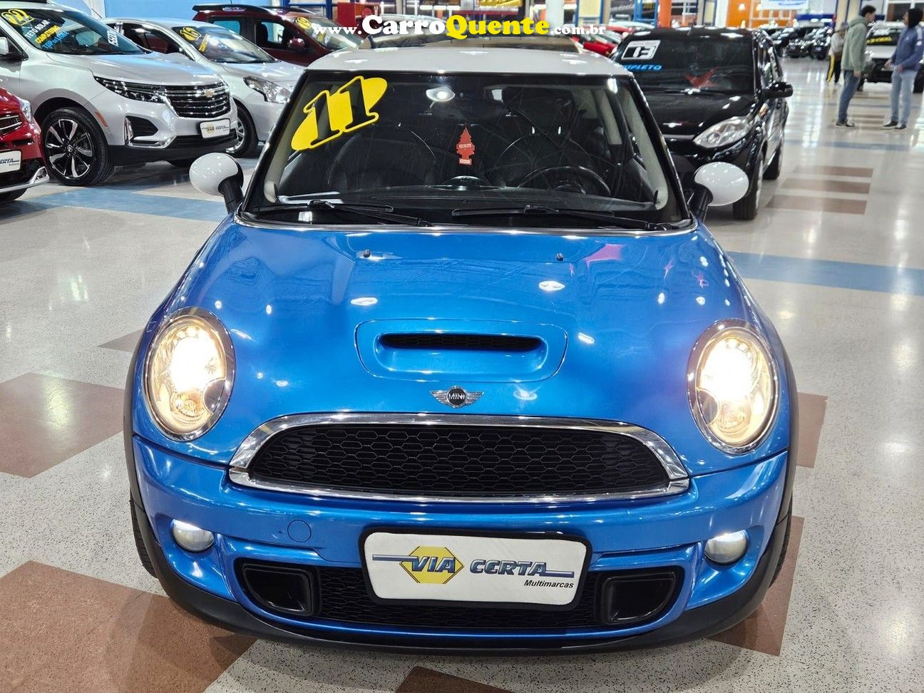 MINI COOPER 1.6 S TURBO * C/ TETO SOLAR DUPLO * RARIDADE - Loja