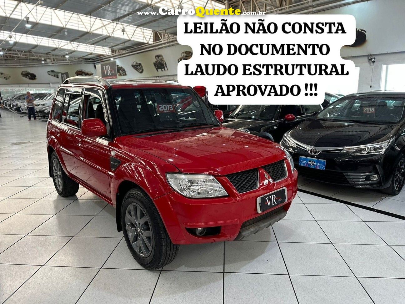 MITSUBISHI PAJERO TR4 2.0 4X2 16V 140CV  KM 130.000 LEILAO - Loja