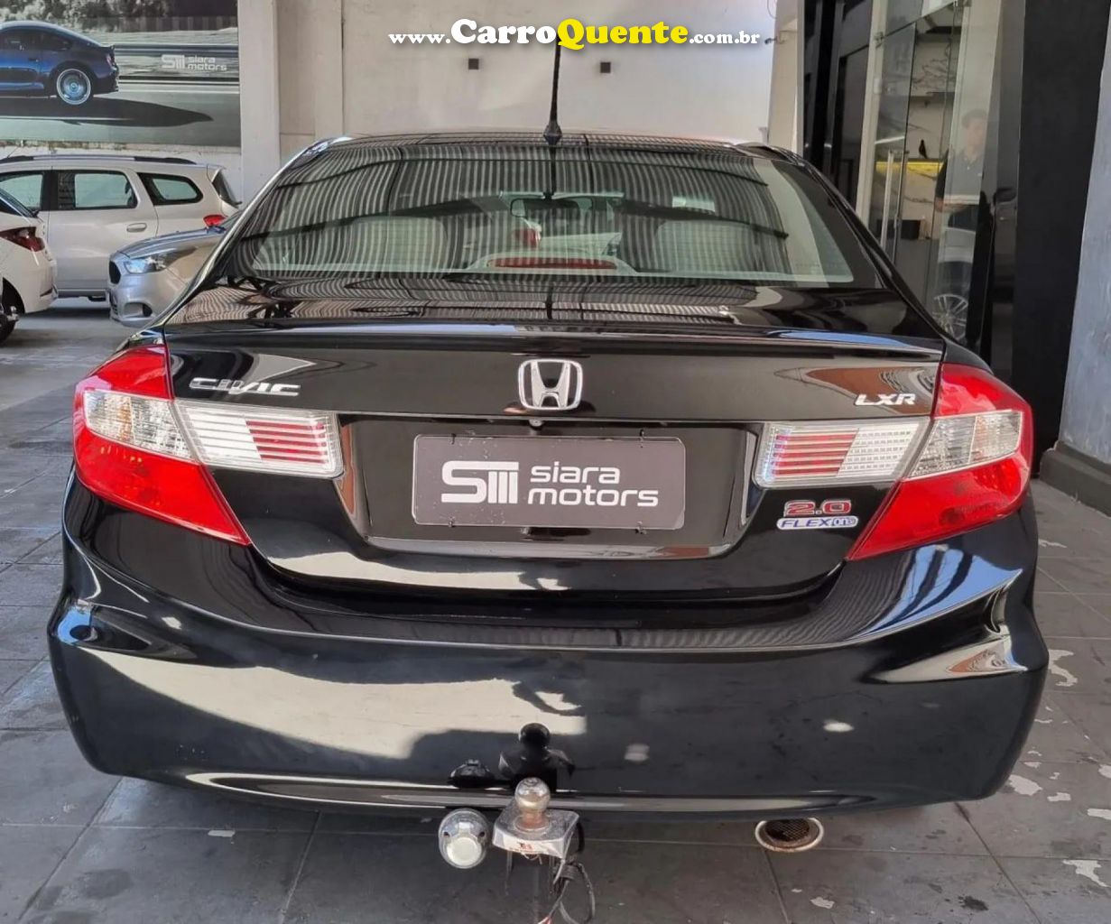 HONDA   CIVIC SEDAN LXR 2.0 FLEXONE 16V AUT. 4P   PRETO 2015 2.0 GASOLINA - Loja