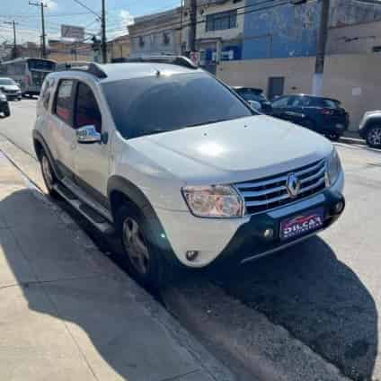 RENAULT   DUSTER DYNAMIQUE 2.0 FLEX 16V AUT.   BRANCO 2015 2.0 FLEX