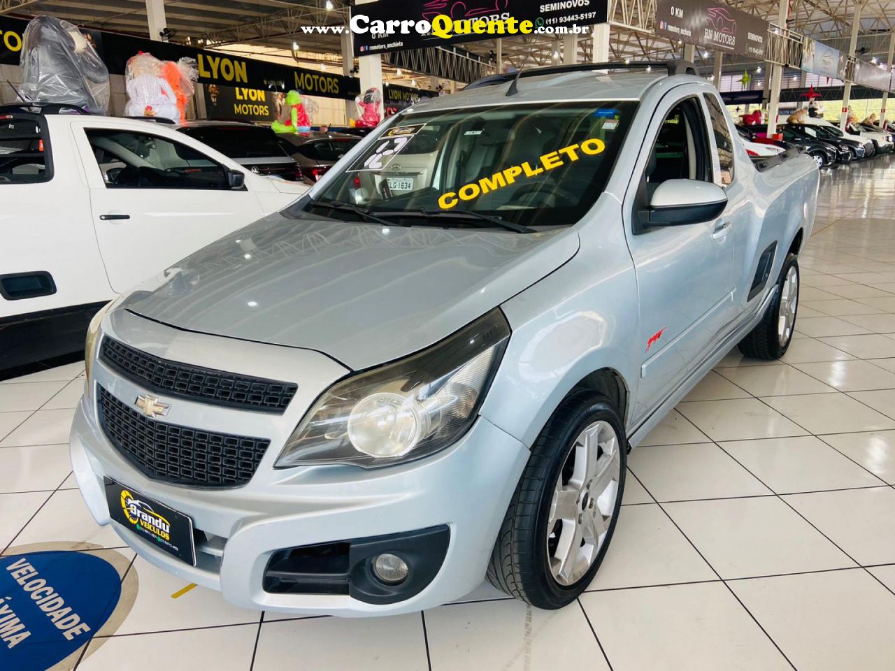 CHEVROLET   MONTANA SPORT 1.4 ECONOFLEX 8V 2P   PRATA 2012 1.4 GASOLINA - Loja