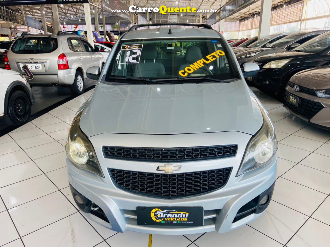 CHEVROLET   MONTANA SPORT 1.4 ECONOFLEX 8V 2P   PRATA 2012 1.4 GASOLINA - Loja