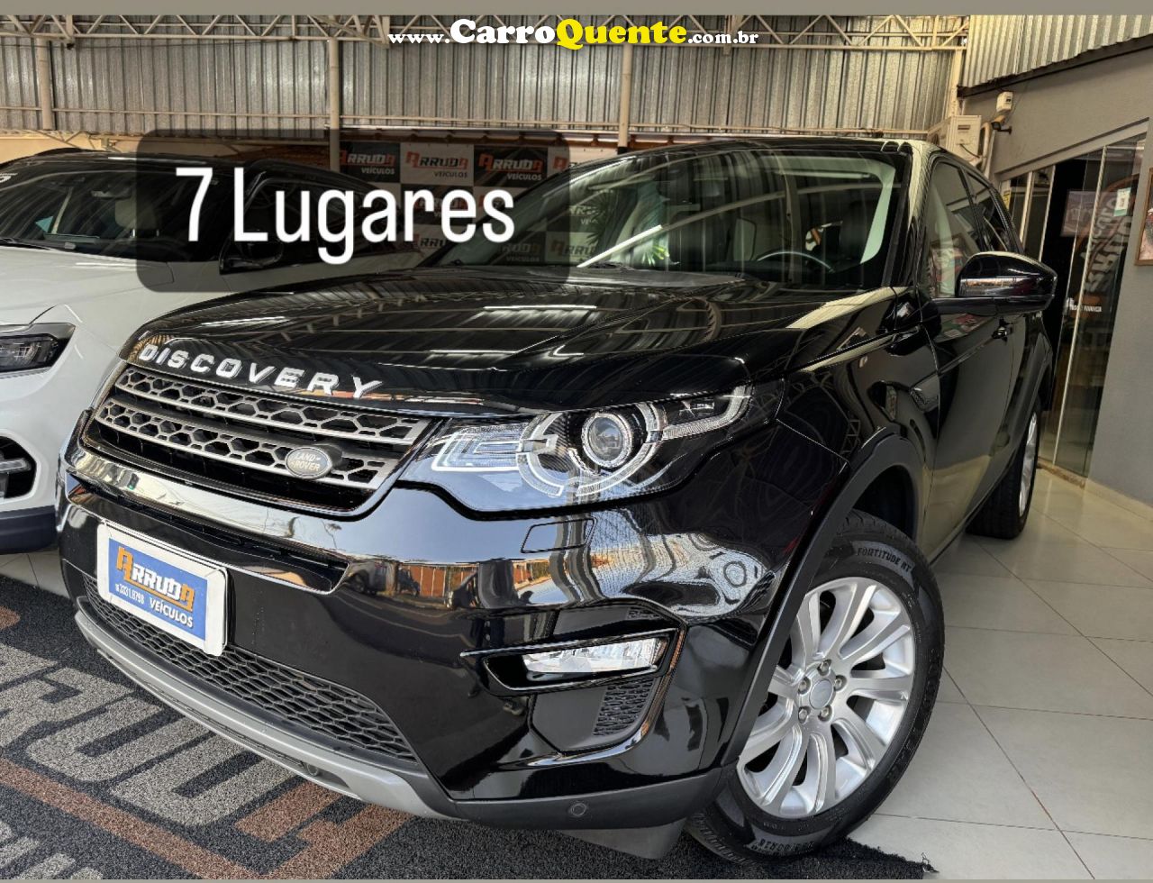 LAND ROVER   DISCOVERY SPORT SE 2.0 4X4 AUT.FLEX   PRETO 2016 2.0 GASOLINA - Loja