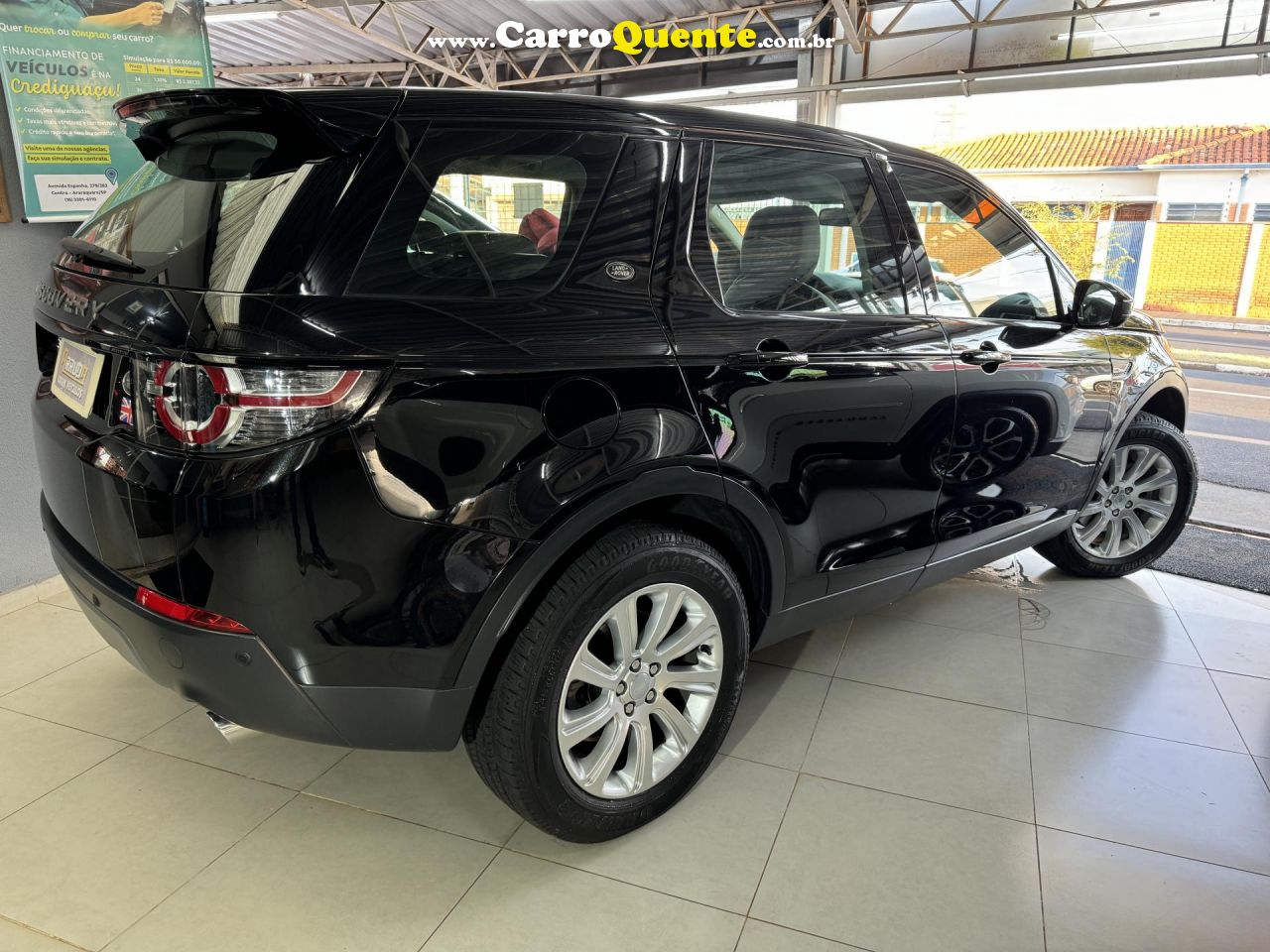 LAND ROVER   DISCOVERY SPORT SE 2.0 4X4 AUT.FLEX   PRETO 2016 2.0 GASOLINA - Loja