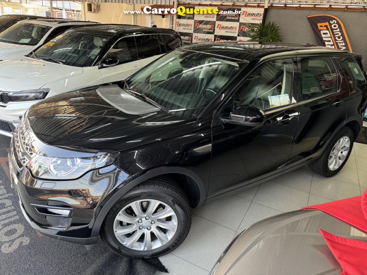 LAND ROVER   DISCOVERY SPORT SE 2.0 4X4 AUT.FLEX   PRETO 2016 2.0 GASOLINA - Loja