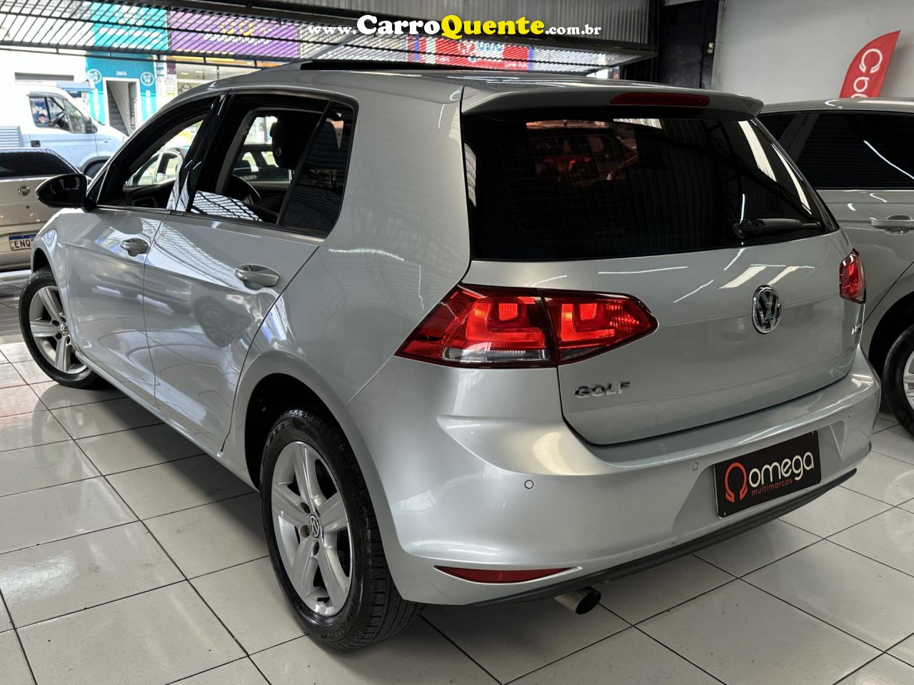 VOLKSWAGEN   GOLF COMFORTLINE 1.6 MSI TOTAL FLEX AUT.   PRATA 2016 1.6 FLEX - Loja