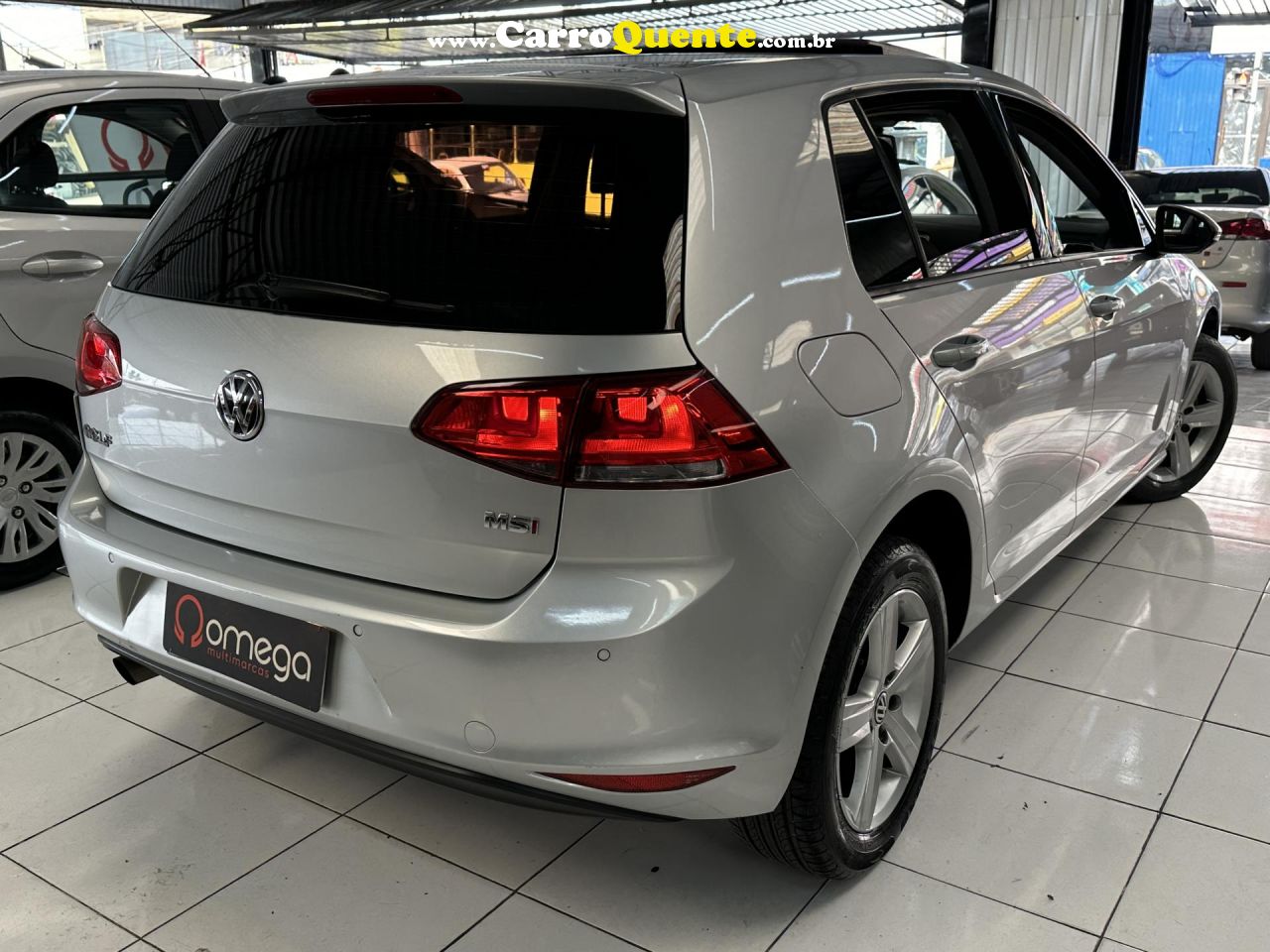 VOLKSWAGEN   GOLF COMFORTLINE 1.6 MSI TOTAL FLEX AUT.   PRATA 2016 1.6 FLEX - Loja