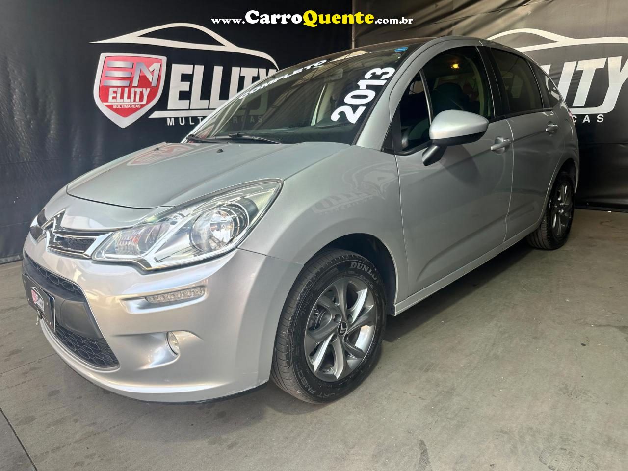 CITROËN   C3 TENDANCE 1.5 FLEX 8V 5P MEC.   PRATA 2013 1.5 FLEX - Loja