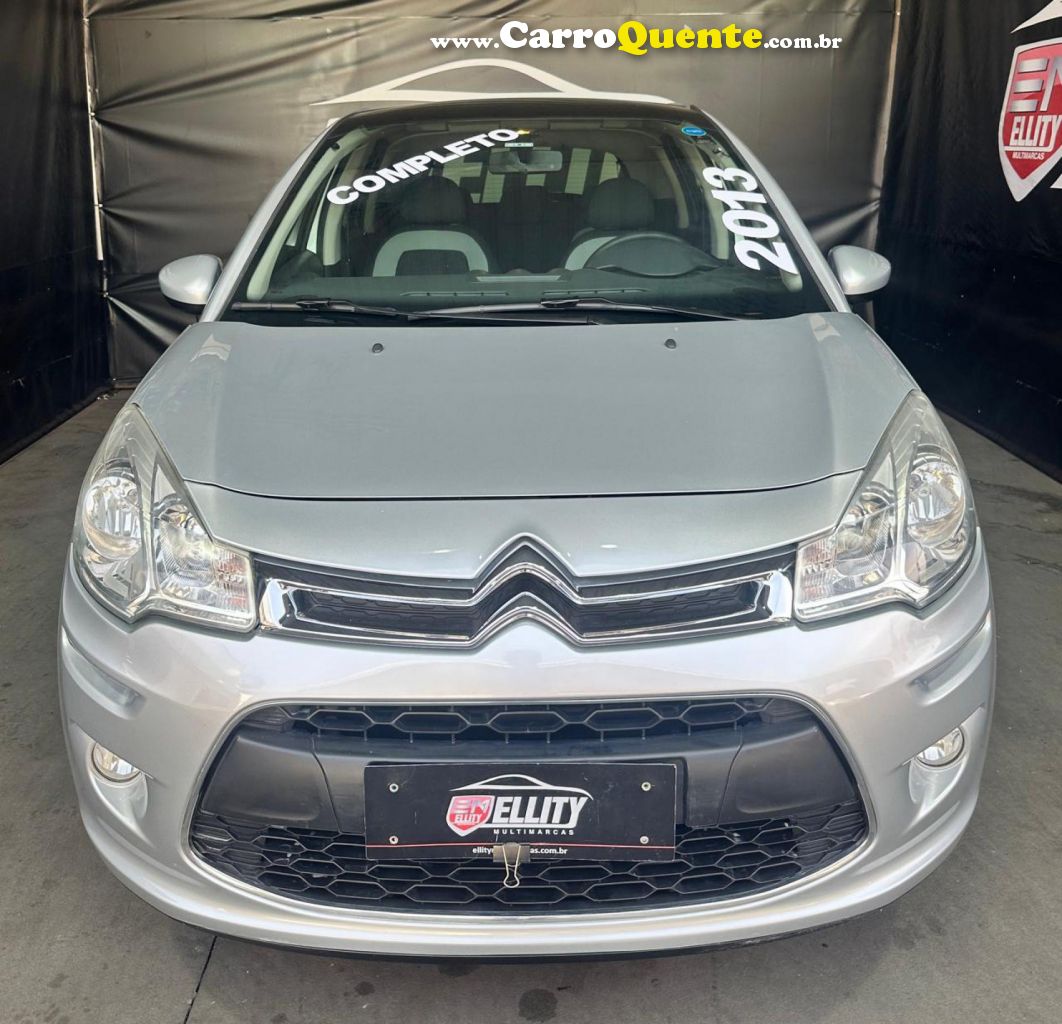 CITROËN   C3 TENDANCE 1.5 FLEX 8V 5P MEC.   PRATA 2013 1.5 FLEX - Loja