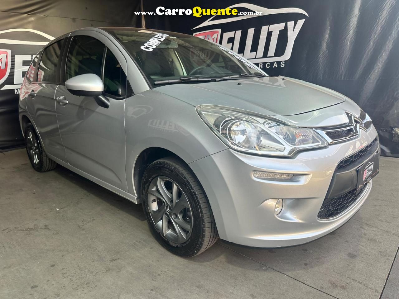 CITROËN   C3 TENDANCE 1.5 FLEX 8V 5P MEC.   PRATA 2013 1.5 FLEX - Loja