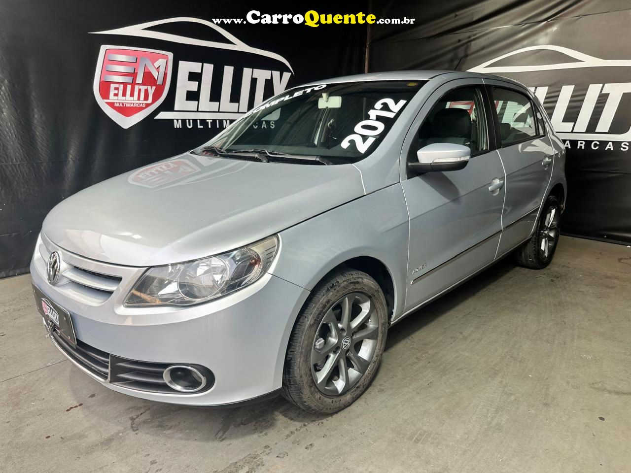 VOLKSWAGEN   GOL (NOVO) 1.6 POWERHIGHI T.FLEX 8V 4P   PRATA 2012 1.6 GASOLINA - Loja